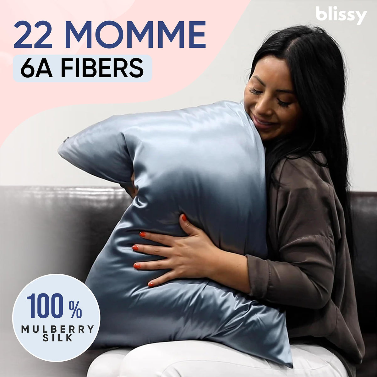 22 Momme Mulberry Silk Pillowcase for Hair & Skin