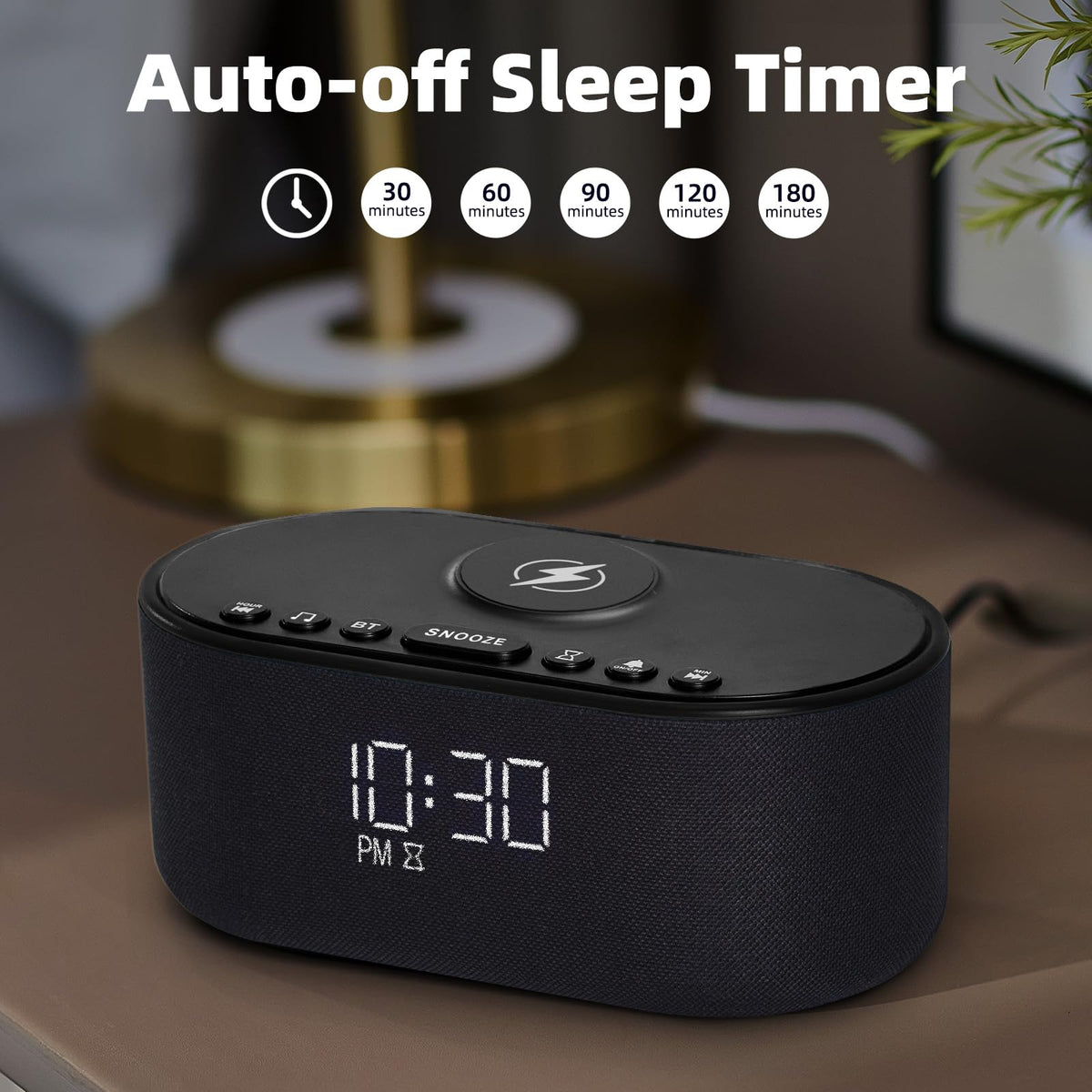 Sound Machine Alarm Clock for Bedrooms