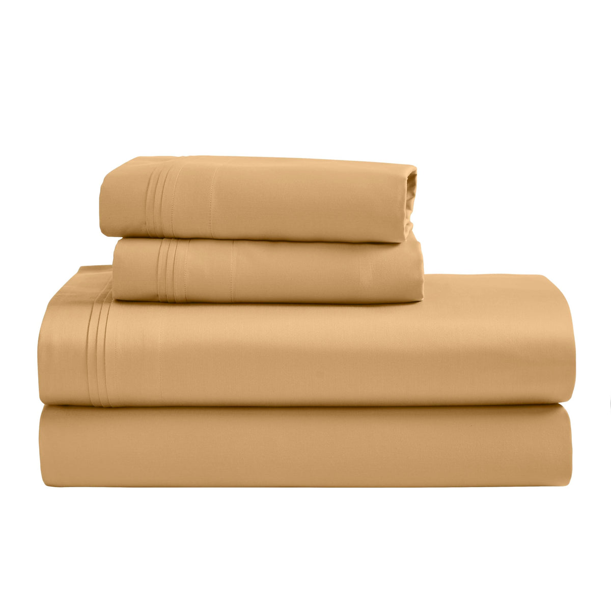 1500 Thread Count Egyptian Cotton 4-Piece Sheet Set – Deep Pocket, Queen, Grey