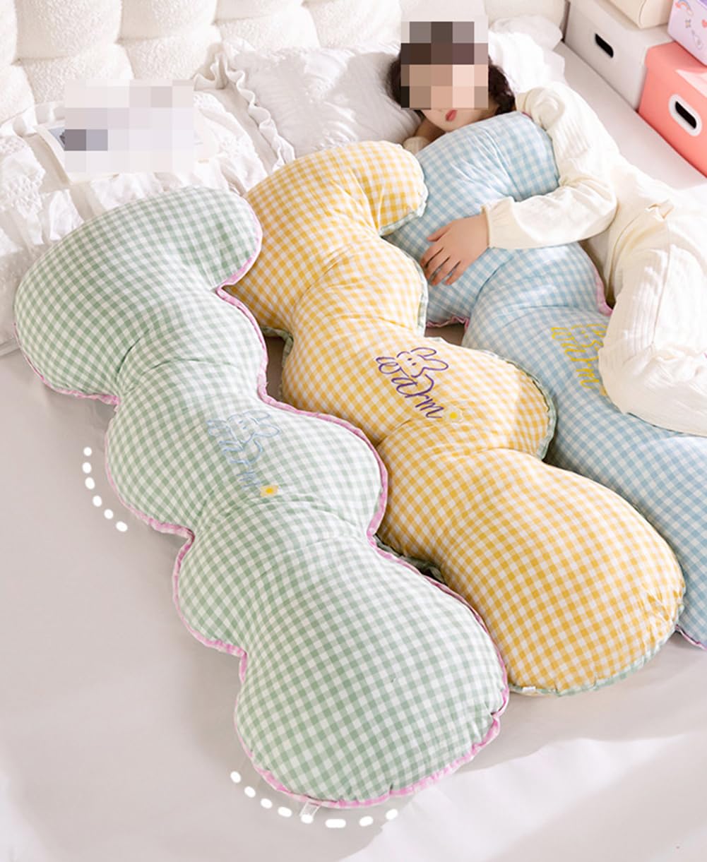 Cotton Long Body Pillow – Side Sleeping & Lumbar Support