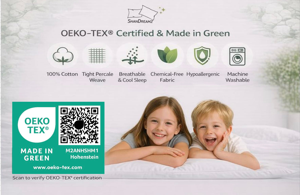 Cotton Percale Pillowcases – Breathable & Crisp