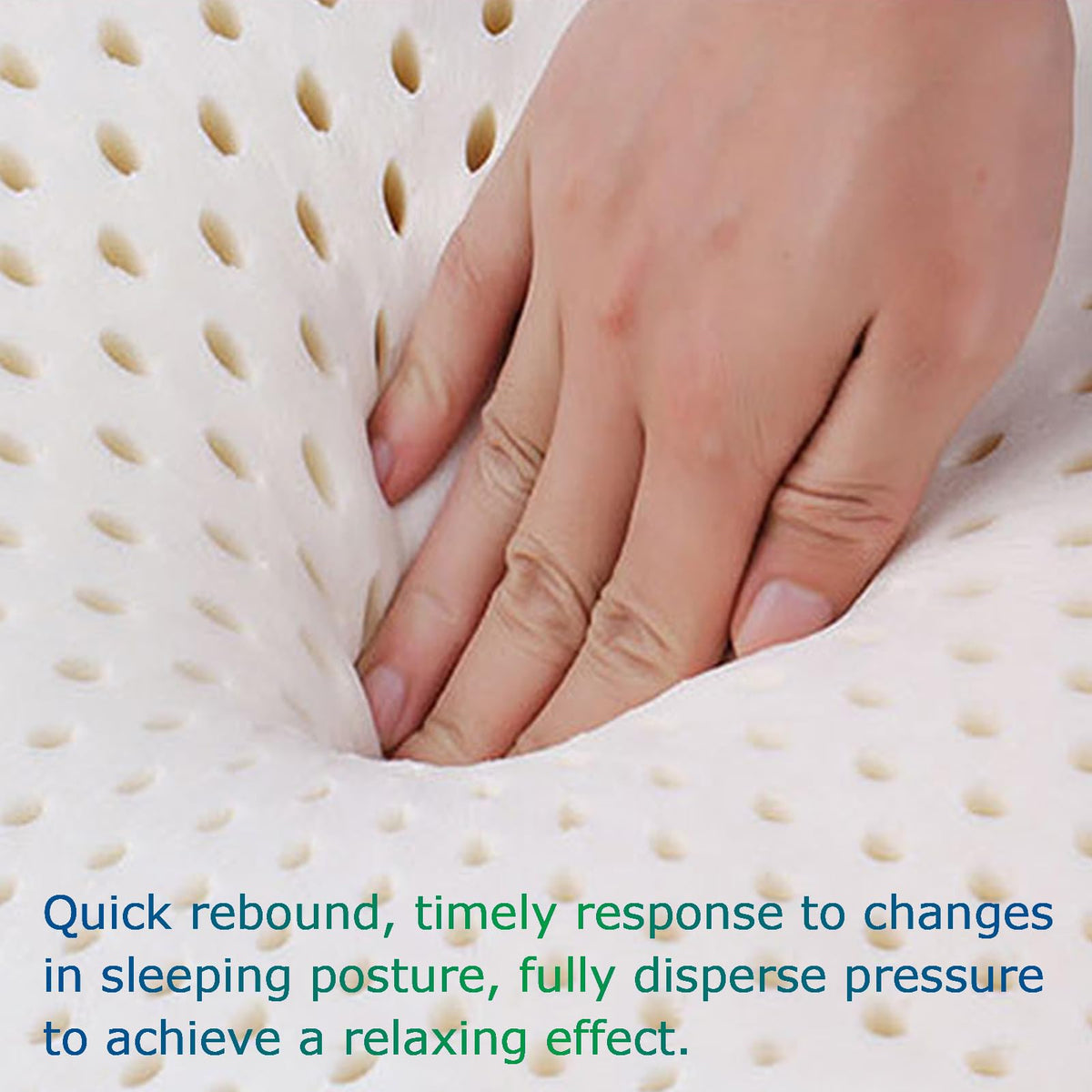 Natural Latex Mattress Topper with Cover – Breathable & Supportive