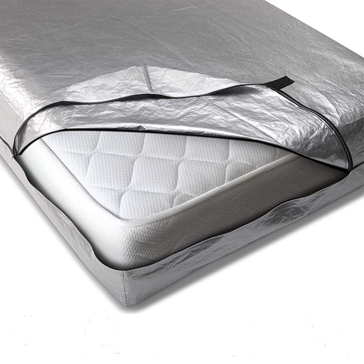 Extra-Thick Reusable Queen Mattress Moving Bag with Handles & Zipper