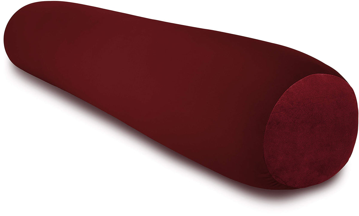 Microbead Body Pillow – Soft Pregnancy Support, 47" × 7"