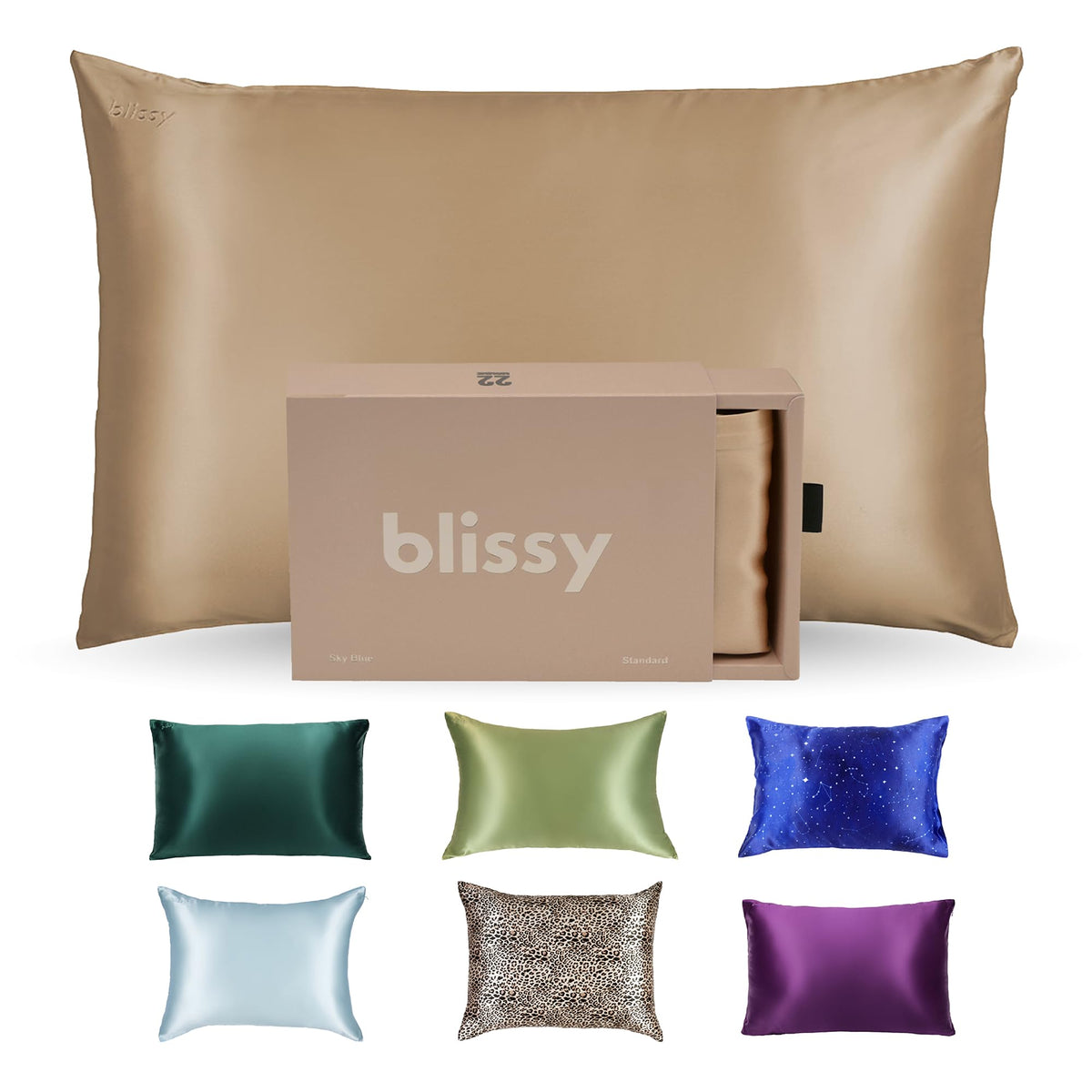 22 Momme Mulberry Silk Pillowcase for Hair & Skin