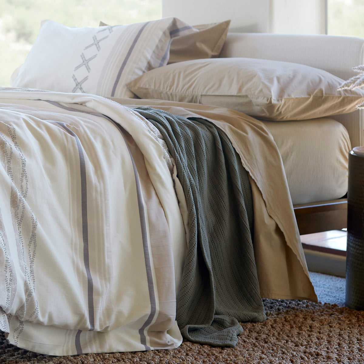 100% Cotton Ridgeback Coverlet – Prewashed All-Season Bedspread