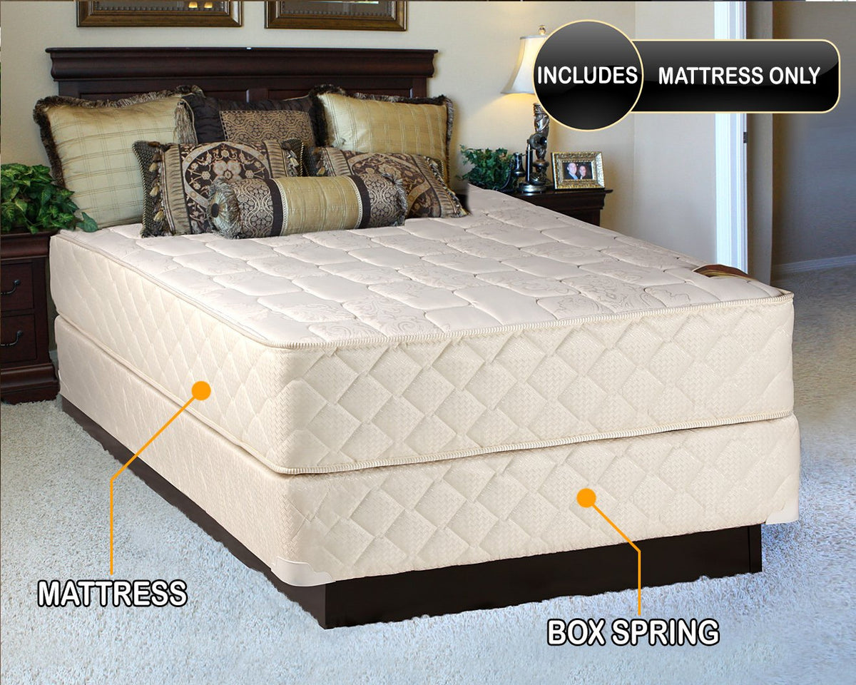 California King Medium-Firm Two-Sided Mattress with Protector