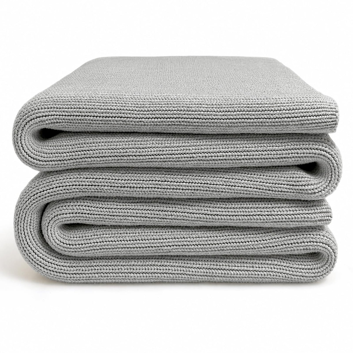 Chunky Knit Cotton Weighted Blanket – 16 lb, 62" × 90"