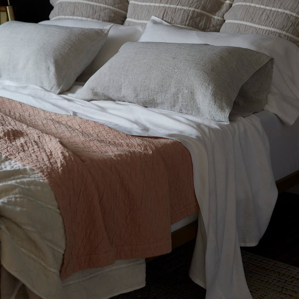 100% Cotton Wave Coverlet – Prewashed Midweight Bedspread